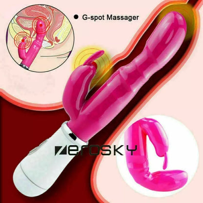 VIBRADOR PUNTO G RABBIT PILAS 2XAAA