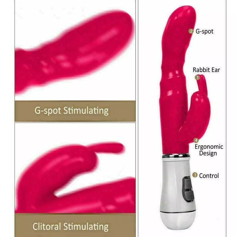 VIBRADOR PUNTO G RABBIT PILAS 2XAAA