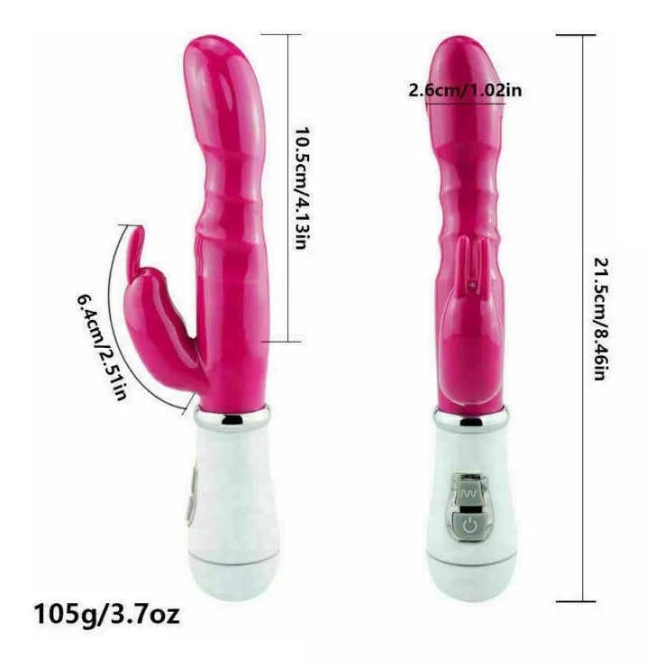 VIBRADOR PUNTO G RABBIT PILAS 2XAAA