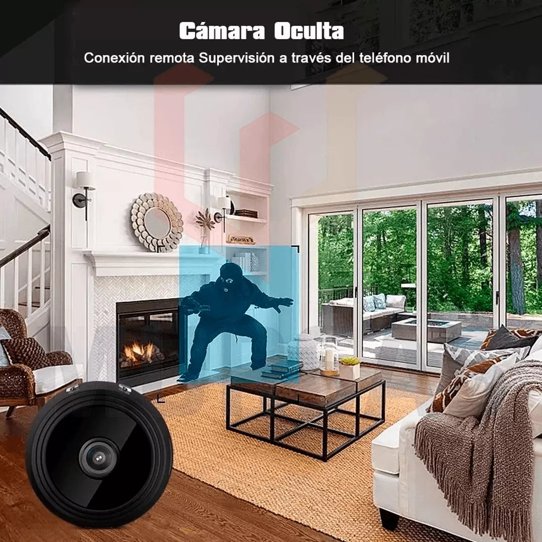 Mini Camara Discreta Espia Vigilancia Cubo Wifi Seguridad