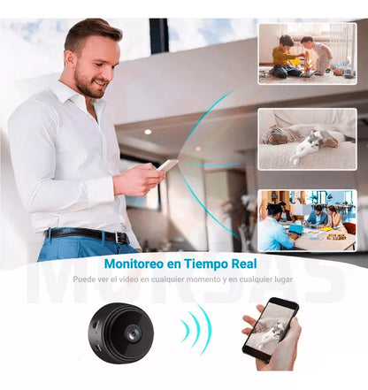 Mini Camara Discreta Espia Vigilancia Cubo Wifi Seguridad