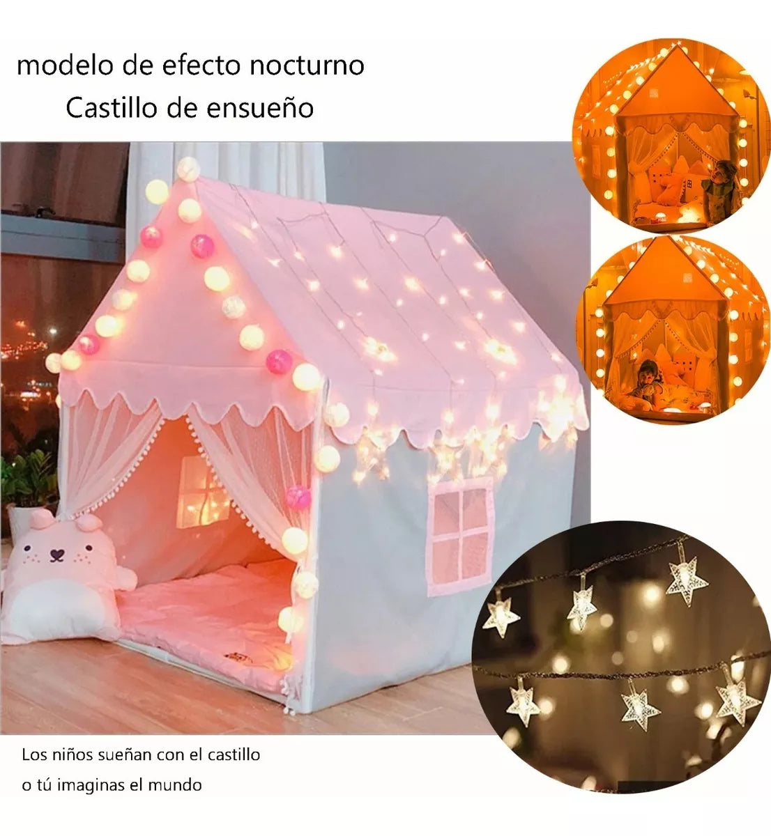 🏕️✨ Carpa Infantil 95x125x135 cm – Diversión y Aventura en un Espacio Propio