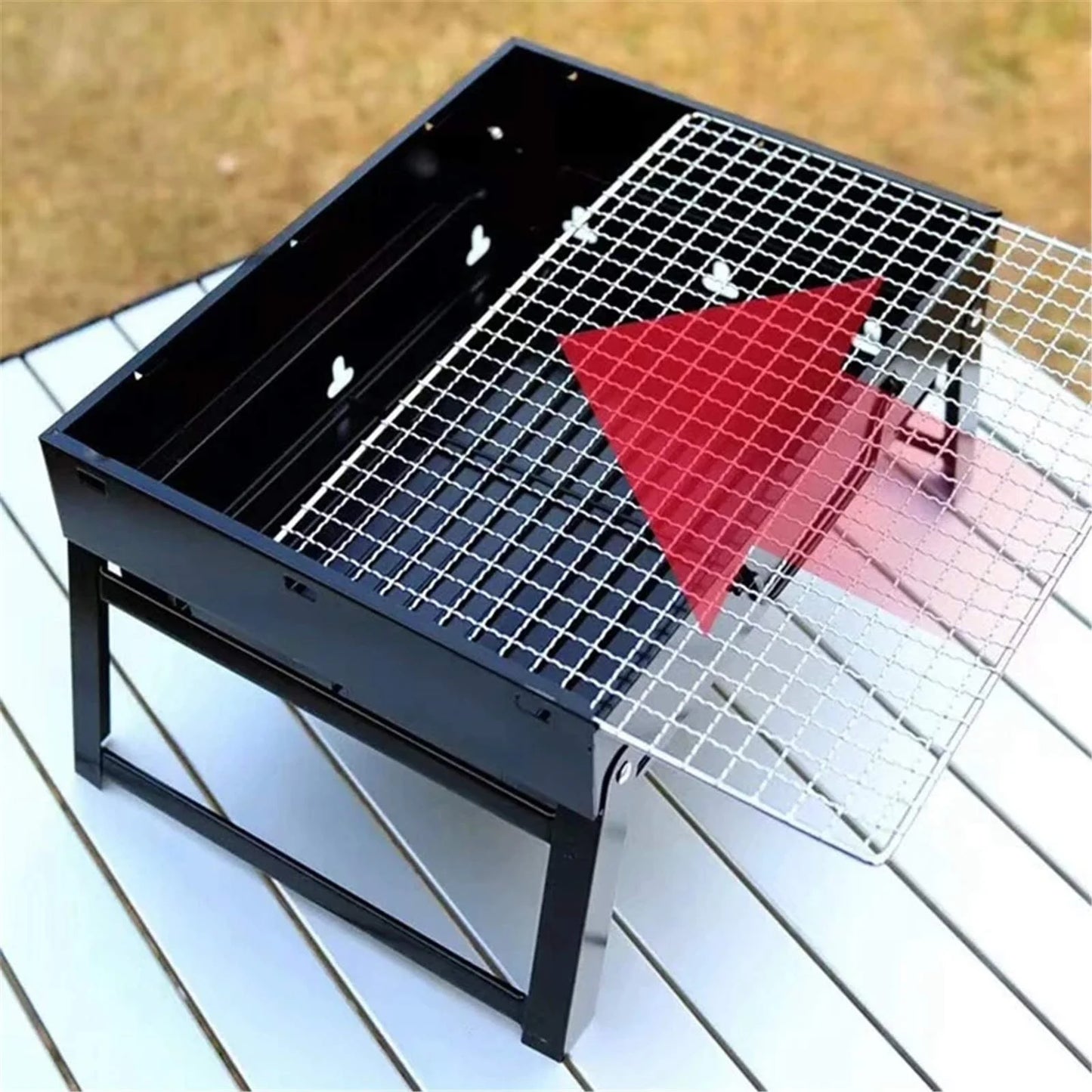 🔥🍖 GrillMate: La Parrilla Portátil Ideal para tus Asados al Aire Libre