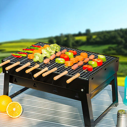 🔥🍖 GrillMate: La Parrilla Portátil Ideal para tus Asados al Aire Libre