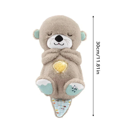 🦦✨ Nutria de Peluche Calmante – Dulces Sueños para tu Bebé