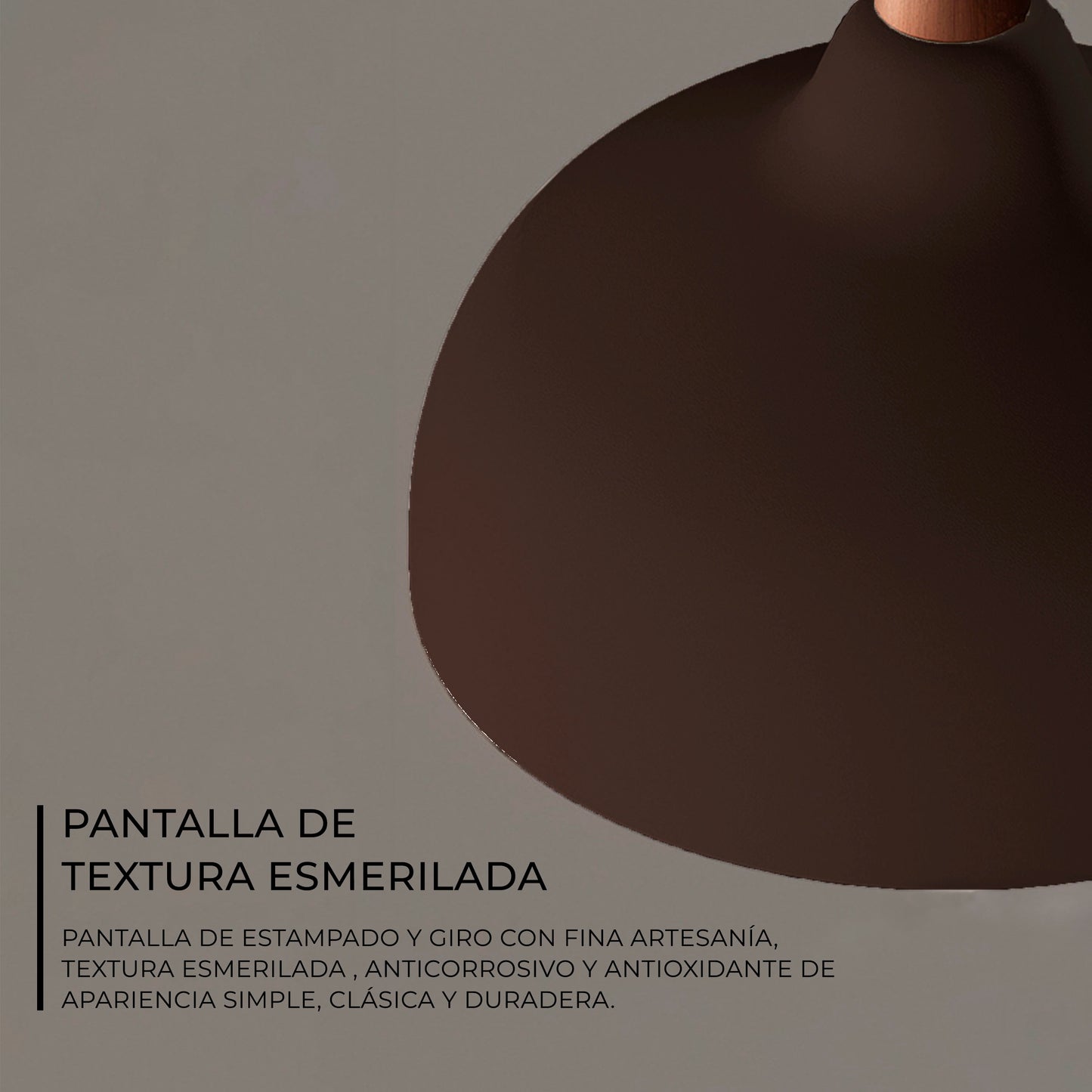 Lampara Colgante De Techo Diseño Sombrero Minimalista